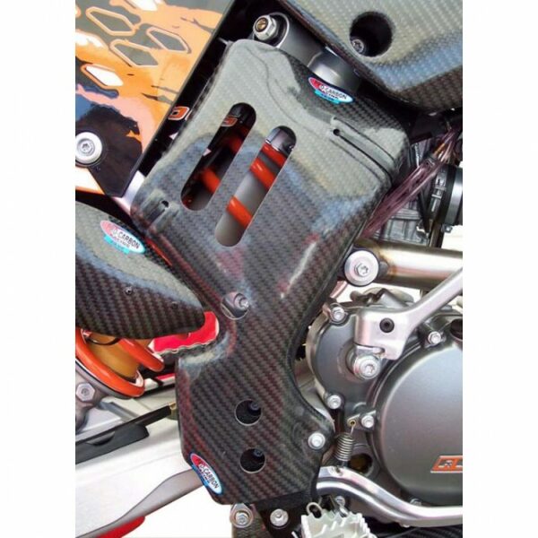 PRO-CARBON Kohlefaser Rahmenschutz für Yamaha YZ-F 450 2010-2013