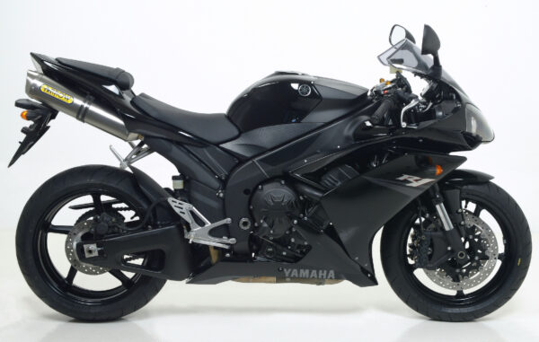 ARROW Thunder Approved carbon fibre silencers (right and left) with carby end cap for Yamaha YZF-R1 1000 2007-2008