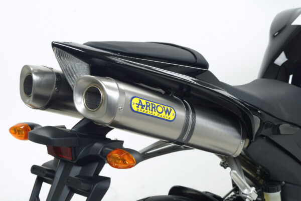 ARROW Thunder Approved titanium silencers (right and left) with carby end cap for Yamaha YZF-R1 1000 2007-2008