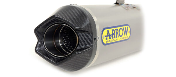 ARROW Works Titanium Approved silencer with carby end cap for Ducati Multistrada 1200 2010-2014