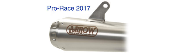ARROW Pro-Race titanium Dark silencer low version for Ducati Monster S 1200 2016-2020