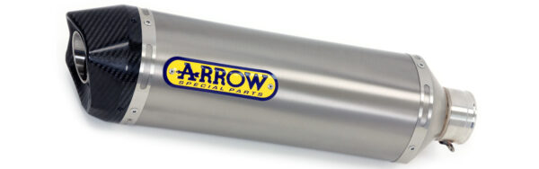 ARROW Aluminium Race-Tech Approved silencers (right and left) with carby end cap for Yamaha YZF-R1 1000 2009-2014