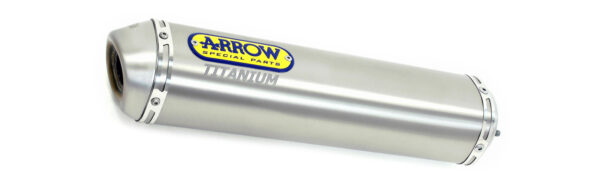 ARROW Mini Thunder titanium road approved silencer interchangeable with the original for Aprilia RS 125 2007-2012