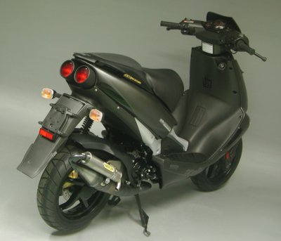 ARROW Extreme ALU scooter exhaust for Aprilia SR Di-Tech 50 2002-2003