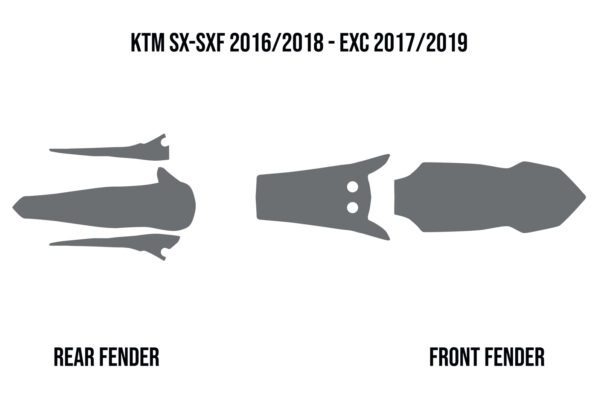 TWIN AIR Schlammfester Schaum für Kotflügel für KTM SX-F 450 2016-2018