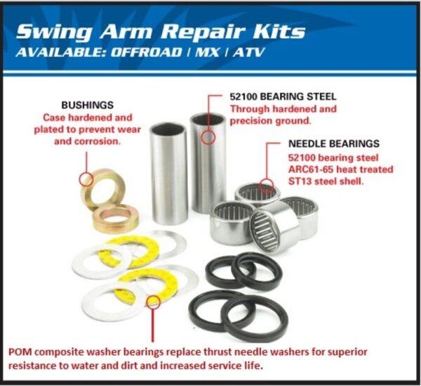 ALL BALLS Swing Arm Repair Kit Honda CR80R