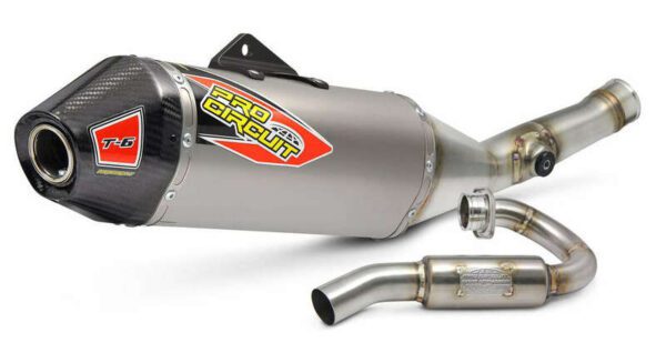 PRO CIRCUIT T-6 Full Exhaust System - Stainless steel Kawasaki KXF (0121945H)