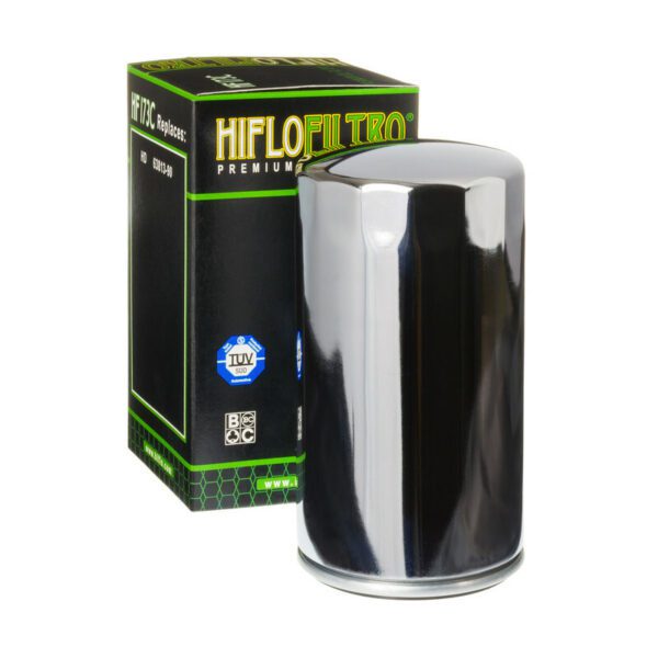 HIFLOFILTRO Oil Filter Chrome - HF173C (HF173C)