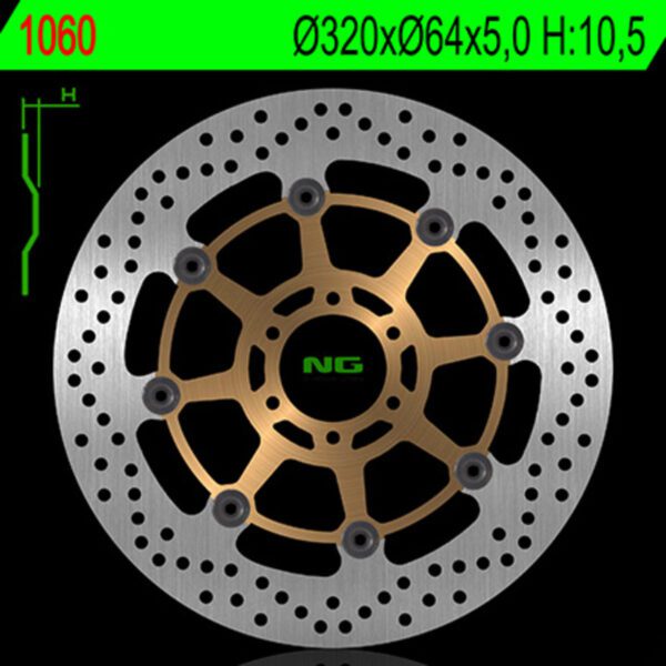 NG BRAKES Floating brake disc - 1060 (1060)