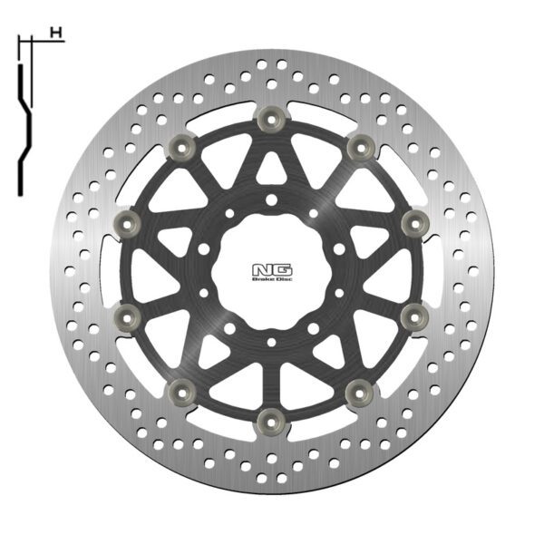 NG BRAKES Floating brake disc - 1633G (1633G)