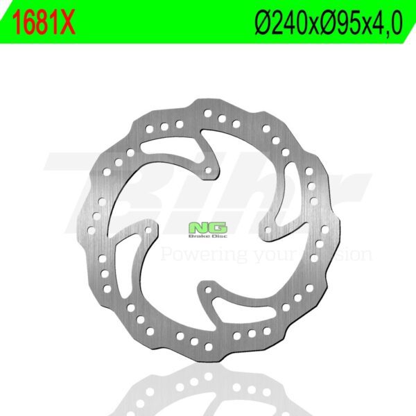 NG BRAKES Petal Fix Brake Disc - 1681X (1681X)