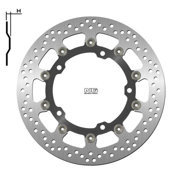 NG BRAKES Floating brake disc - 1708G (1708G)