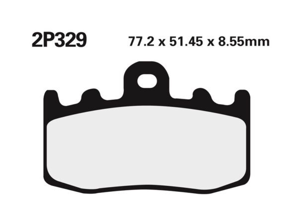 NISSIN Street /Off-Road Sintered Metal Brake pads - 2P-329ST (2P-329ST)