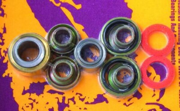SHOCK ABSORBER BEARING KIT FOR KTM SX, MXC, AND EXC125/200/250/300/380 1999-01 (PWSHK-T02-521)