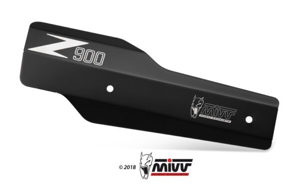 MIVV Heat Shield Stainless Steel Black Kawasaki Z900 (-50.CR.037.0)