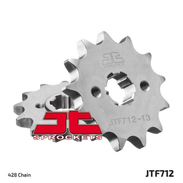 JT SPROCKETS Steel Standard Front Sprocket 712 - 428 (?JTF712.13)