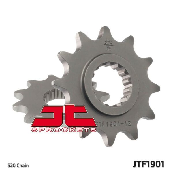 JT SPROCKETS Steel Standard Front Sprocket 1901 - 520 (JTF1901.12)