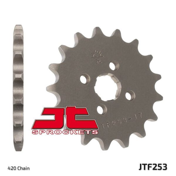 JT SPROCKETS Steel Standard Front Sprocket 253 - 420 (JTF253.12)