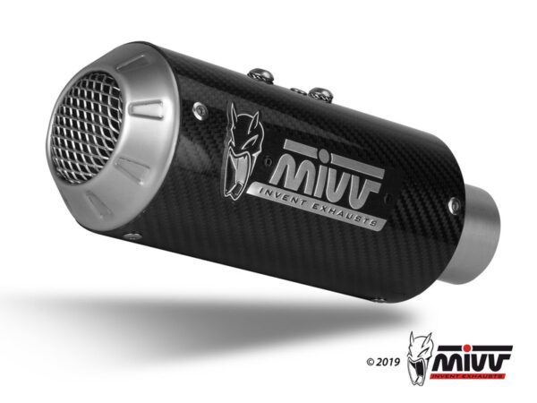 MIVV MK3 Muffler Carbon/Stainless Steel End Cap Yamaha MT-10 (Y.057.LM3C)