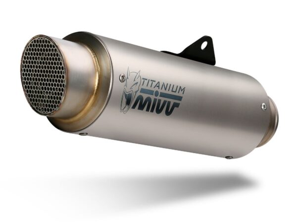 MIVV GP-Pro Muffler Titanium/Titanium End Cap Suzuki GSXR1000 (00.73.S.050.L6P)