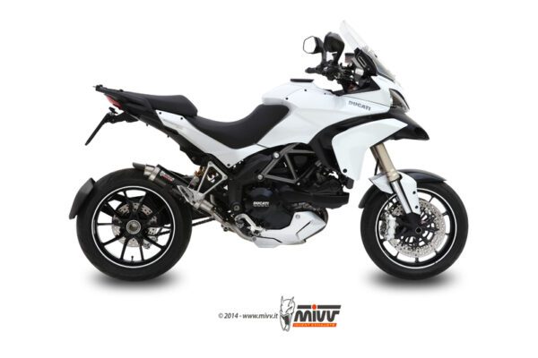 MIVV GP Muffler Steel Black Ducati Multistrada 1200 (D.027.LXB)