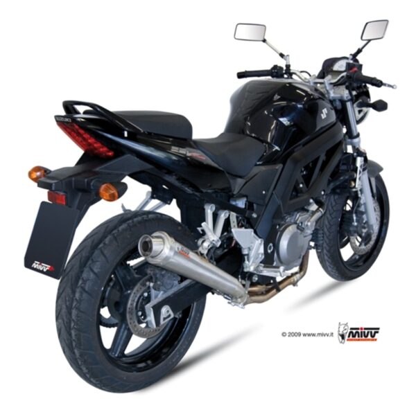 MIVV X-CONE Slip-On (with link pipe) Stainless Steel Suzuki SV650 (S.015.LC3)