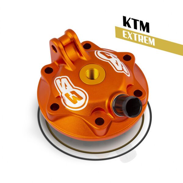 S3 Extreme Enduro Cylinder Head & Insert Kit Low Compression Orange KTM (XTR-K-250-O)