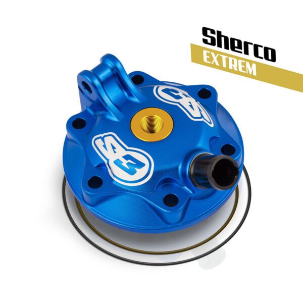 S3 Extreme Enduro Cylinder Head & Insert Kit Low Compression Blue Sherco (XTR-SH-250-U)