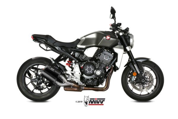 MIVV Double MK3 Silencer Carbon Stainless Steel End Cap Honda CB1000R (​H.069.LM3C​)