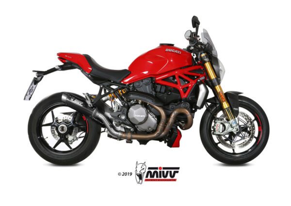 MIVV GP Pro Silencer Carbon/Stainless Steel End Cap Ducati Monster 1200 (D.041.L2P)