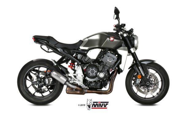 MIVV MK3 Silencer Stainless Steel/Stainless Steel End Cap Honda CB1000R (H.068.LM3X)