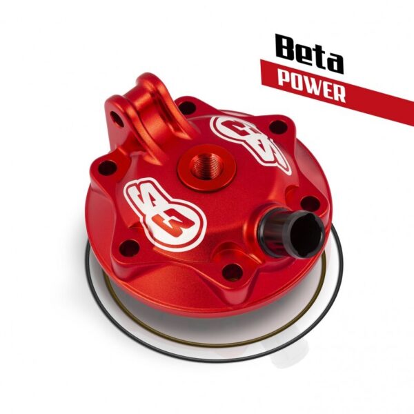 S3 Power Cylinder Head & Insert Kit High Compression - Red Beta RR 300 (PWR-BETARR-300-R)