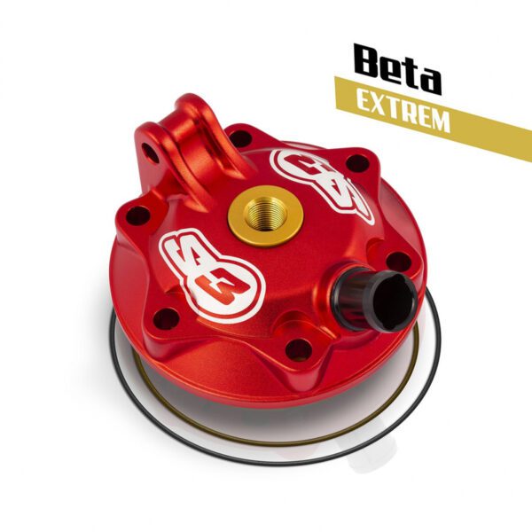 S3 Extreme Enduro Cylinder Head & Insert Kit Low Compression - Red Beta RR250 (XTR-BETARR-250-R)