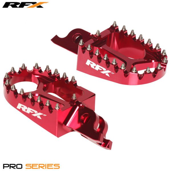 RFX Pro Footrests (Red) (FXFR1010099RD)
