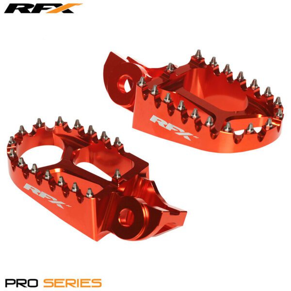 RFX Pro Footrests (Orange) - KTM SX85/125/450 (FXFR5030099OR)