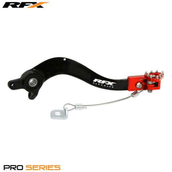 RFX Pro FT Rear Brake Lever (Black/Orange) (FXRB5010099OR)