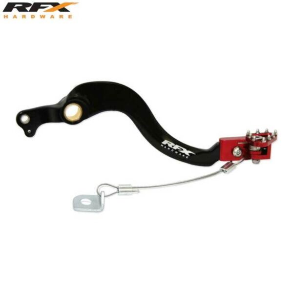 RFX Pro FT Rear Brake Lever (Black/Red) - Beta RR125-520 (FXRB8010099RD)