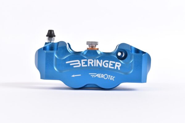 BERINGER Aerotec® Left Radial Brake Caliper 4 Pistons Ø32mm Spacing 108mm Blue (4R11ABL-S)