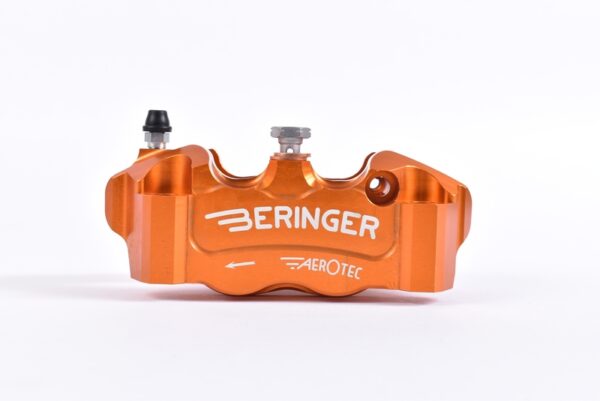 BERINGER Aerotec® Left Radial Brake Caliper 4 Pistons Ø32mm Spacing 100mm Orange (4R12AOMM-S)