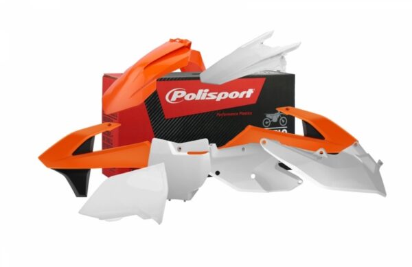 POLISPORT Plastic Kit OEM Color (2016) Orange/White/Black KTM (90679)