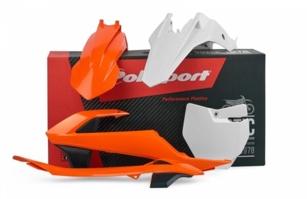POLISPORT Plastic Kit with Airbox Cover/Side Panels OEM Color (2016) KTM SX65 (90682)