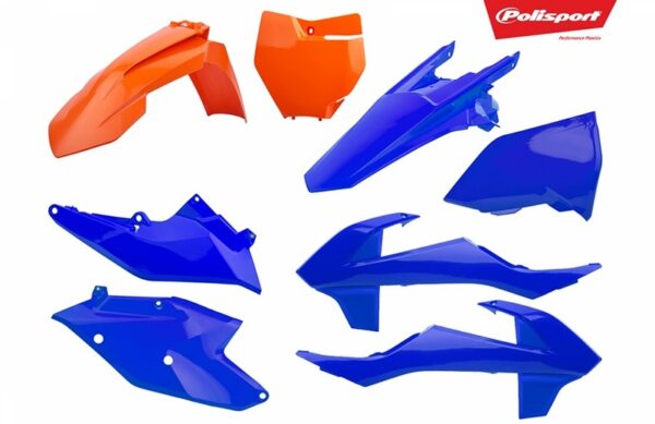 POLISPORT Plastics Kit Orange/Blue KTM SX/SX-F (90792)