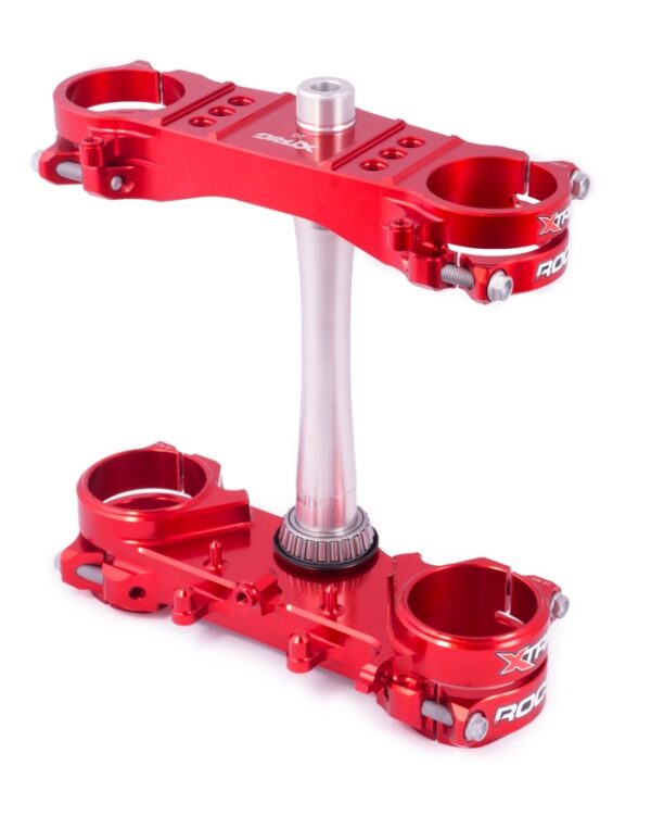 XTRIG ROCS Tech triple clamps red Honda CRF250R/450R (40101007)