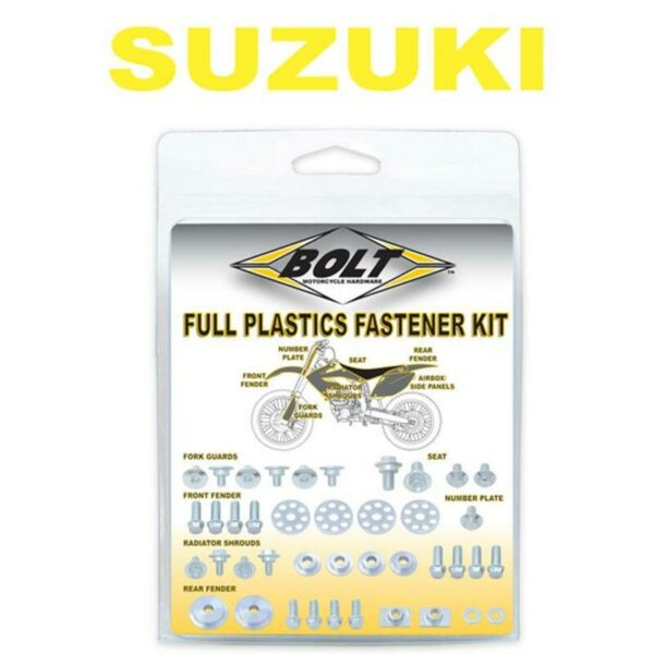 BOLT Full Plastics Fastener Kit Suzuki RM-Z450 (SUZ-1800004)