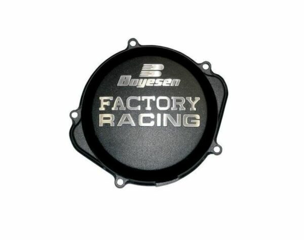 BOYESEN Factory Racing Clutch Cover Black Yamaha YZ125 (CC-33B)