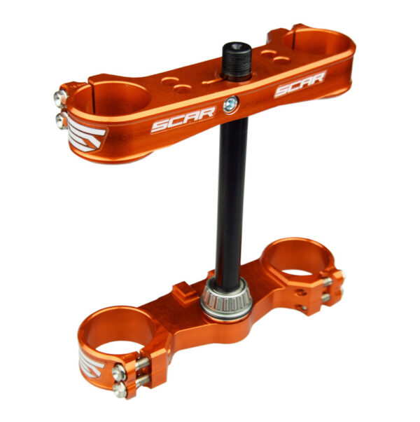 SCAR Triple Clamp Offset 16mm Orange KTM Husqvarna (S5416OR)