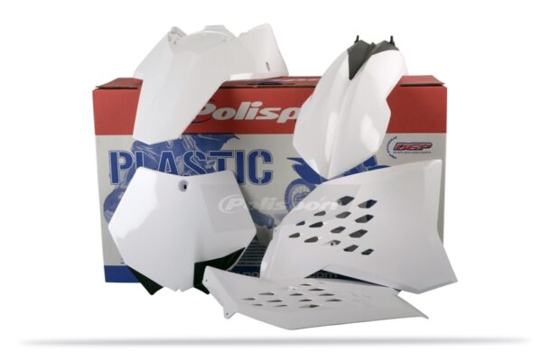 POLISPORT Plastic Kit White KTM (90128)