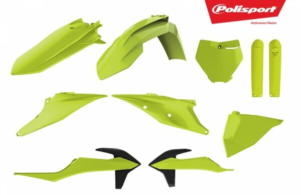 POLISPORT Plastics Kit Neon Yellow (90812)