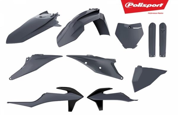 POLISPORT Plastics Kit Nardo Grey KTM SX/SX-F (90814)