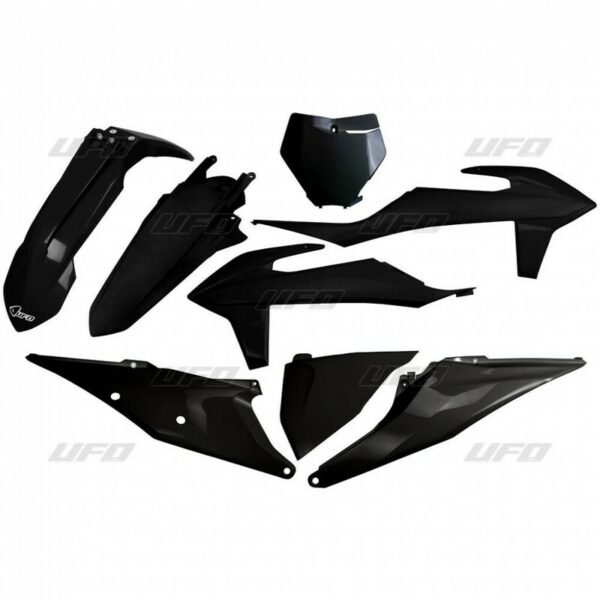 UFO Plastic Kit Black KTM SX/SX-F (KTKIT522@001)